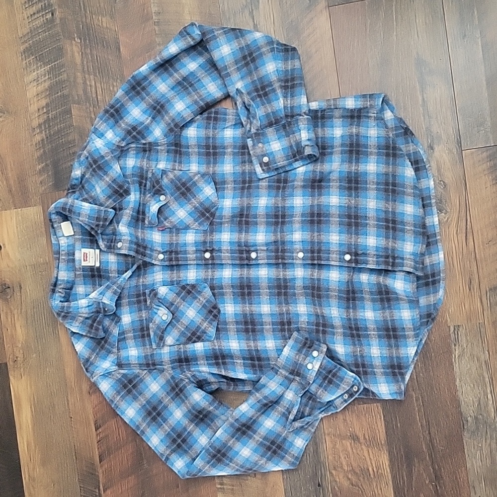 Men's Levi's Plaid Shirt size L